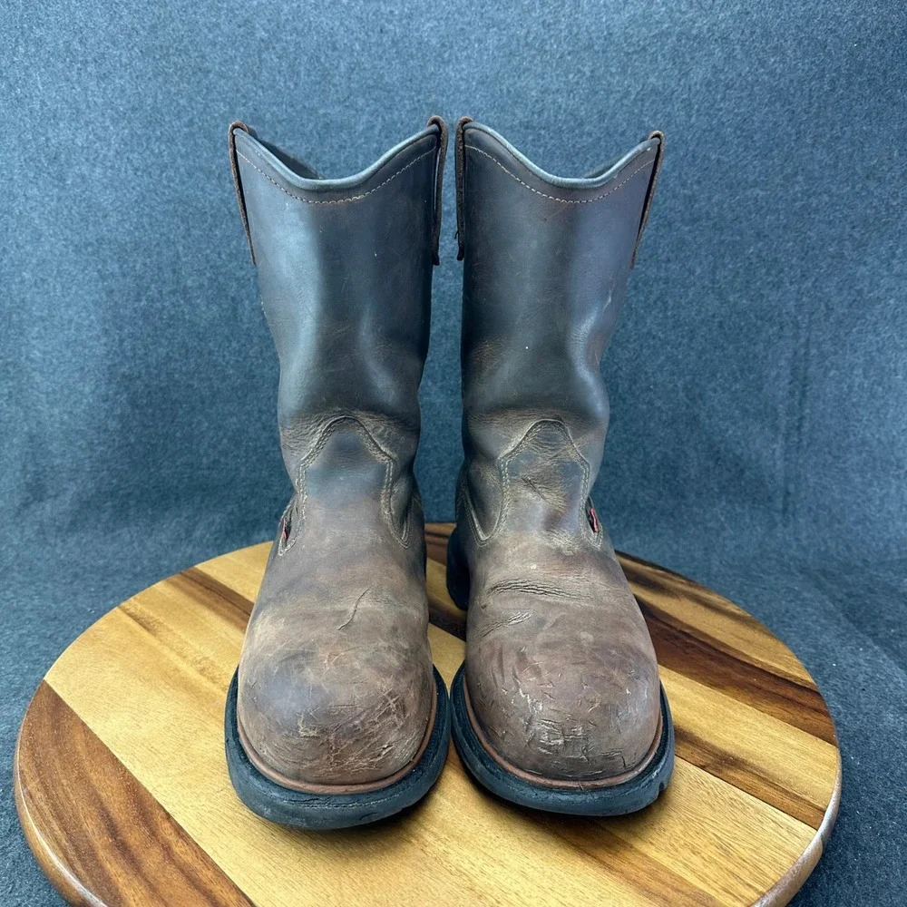 Red Wing Dyanforce 2272 Shoes Boots Mens 9D Leather Pull On Safety Toe EH Work